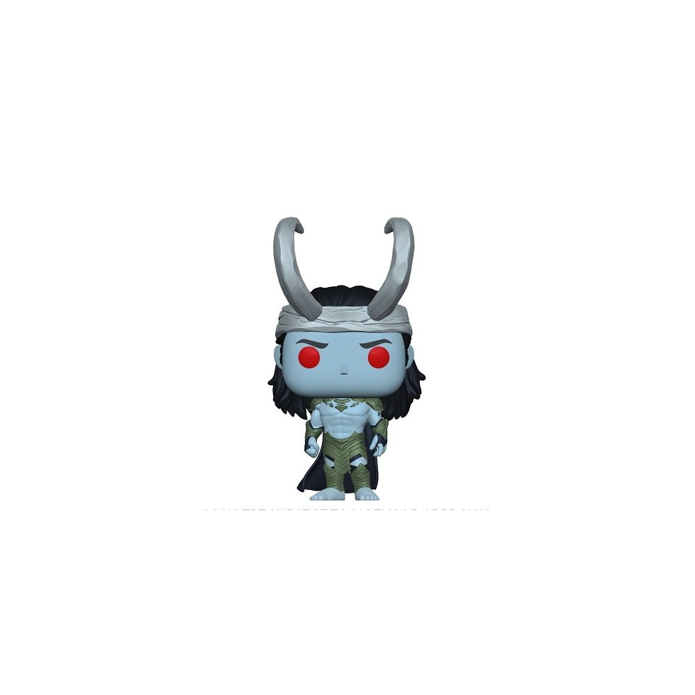 FUNKO FUNKO POP! MARVEL WHAT IF...? FROST GIANT LOKI BOBBLE HEAD KNOCKER FIGURE