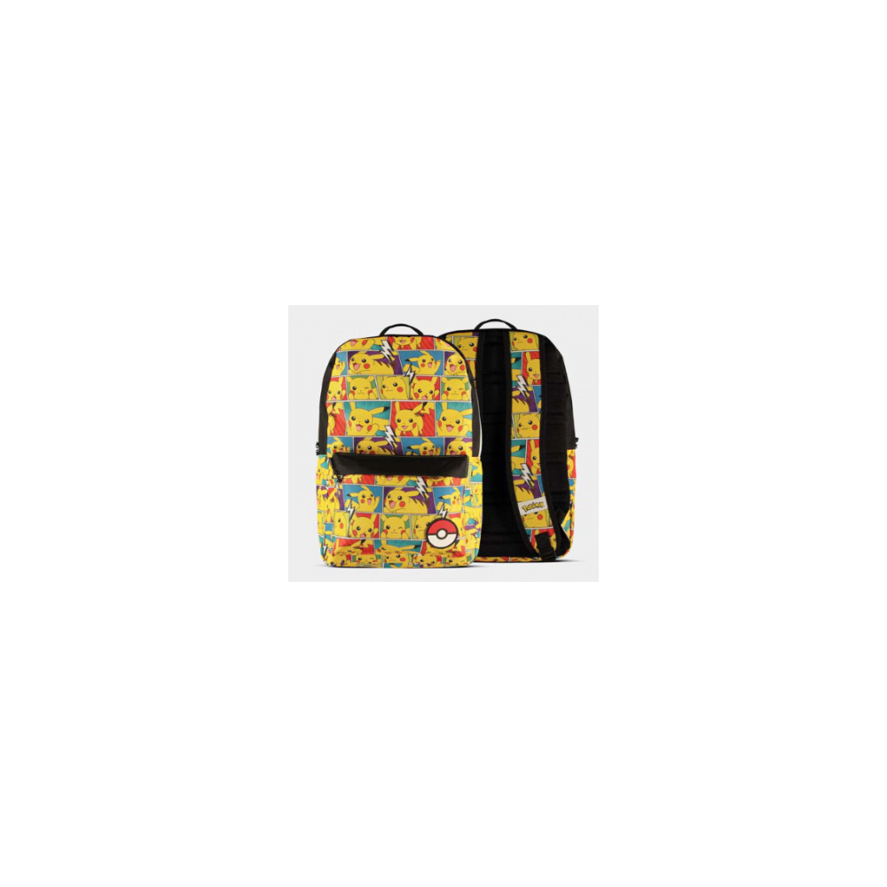 DIFUZED POKEMON PIKACHU COMICS BACKPACK