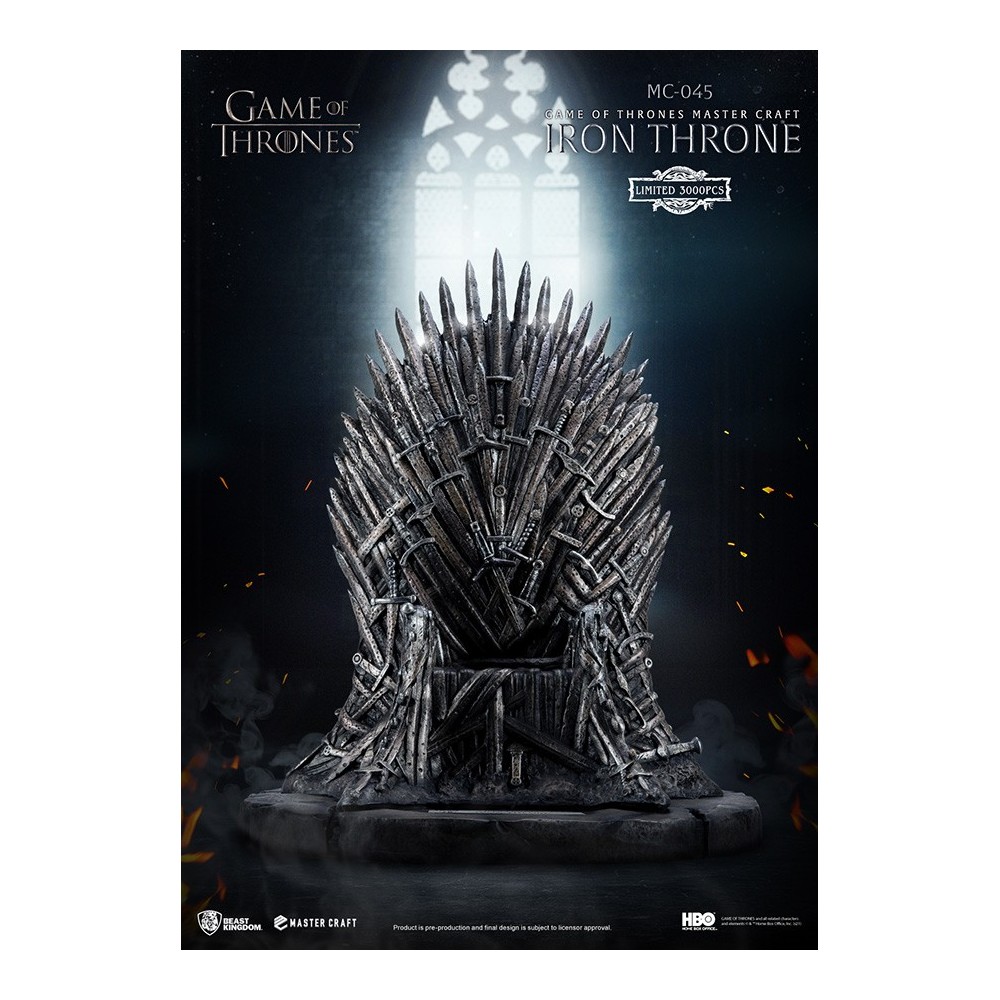 GAME OF THRONES - IRON THRONE MASTER CRAFT 1/6 STATUA BEAST KINGDOM