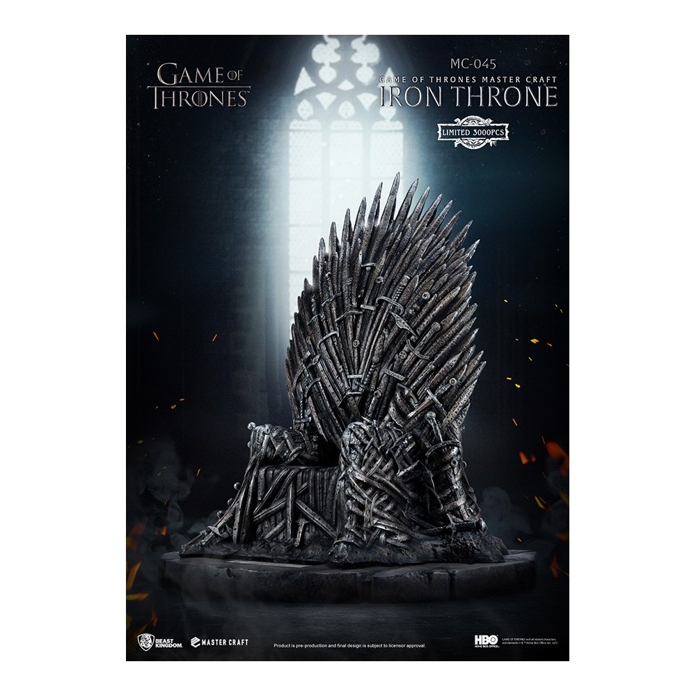 GAME OF THRONES - IRON THRONE MASTER CRAFT 1/6 STATUA BEAST KINGDOM