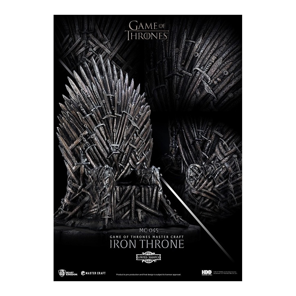 GAME OF THRONES - IRON THRONE MASTER CRAFT 1/6 STATUA BEAST KINGDOM