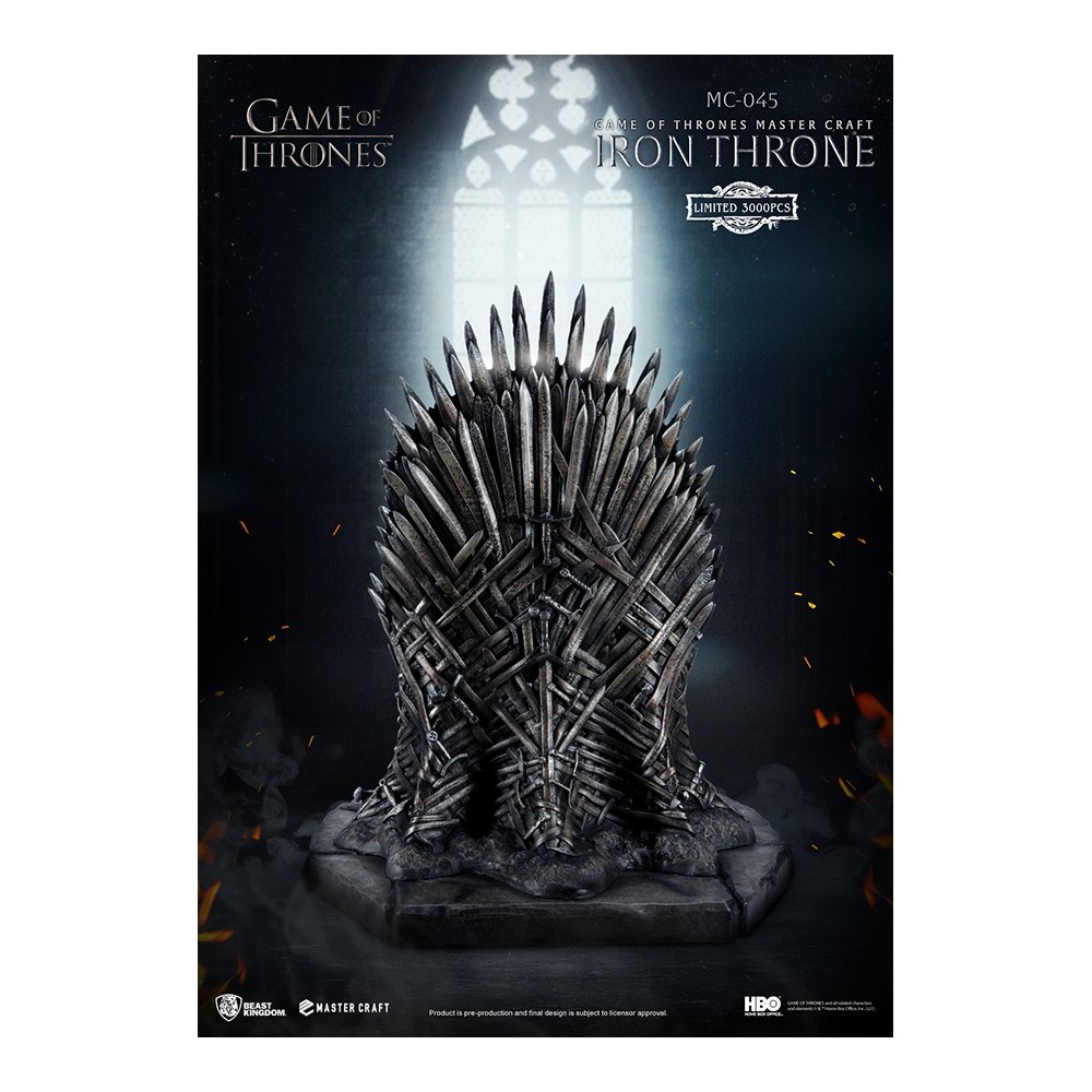 GAME OF THRONES - IRON THRONE MASTER CRAFT 1/6 STATUA BEAST KINGDOM