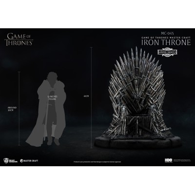 GAME OF THRONES - IRON THRONE MASTER CRAFT 1/6 STATUA BEAST KINGDOM