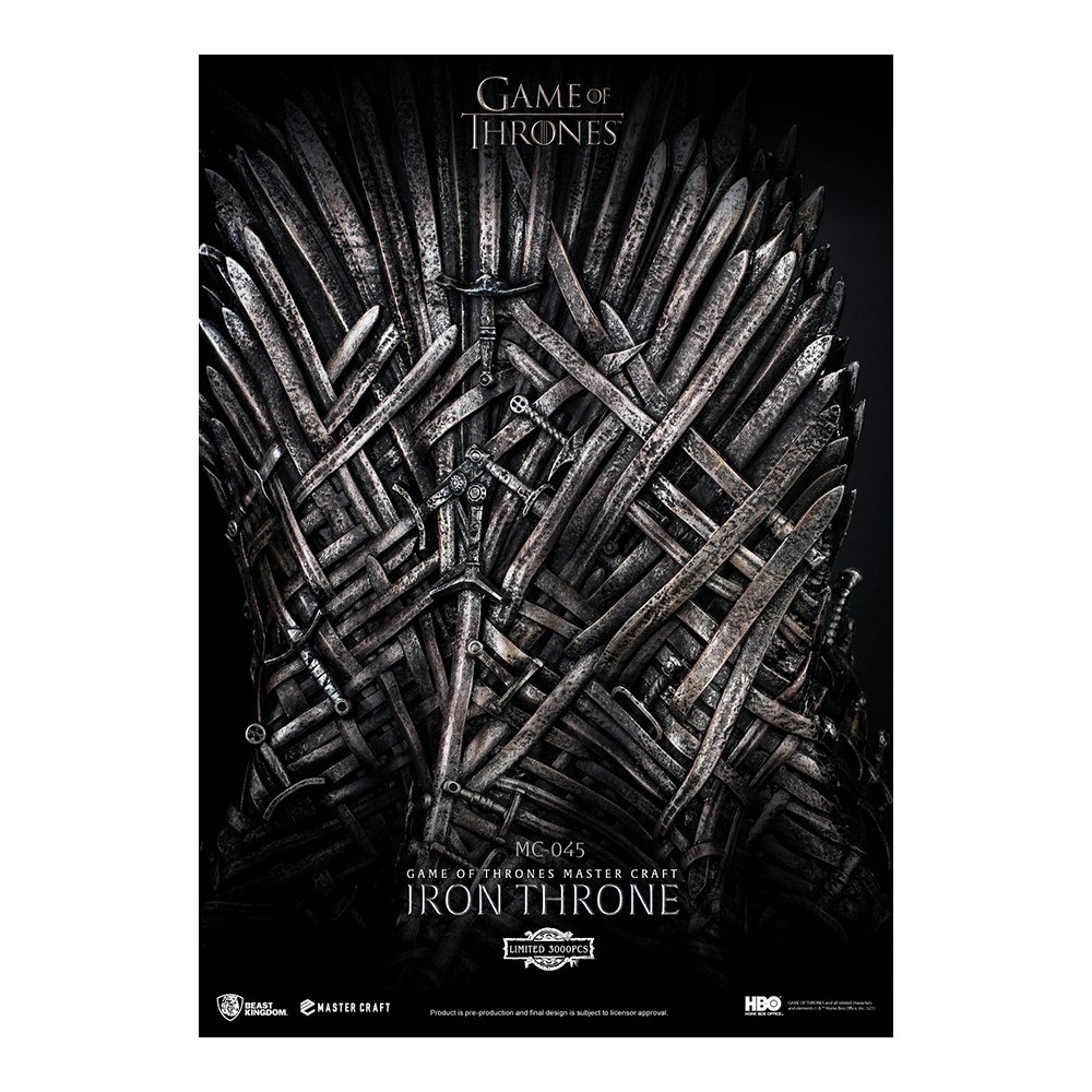 GAME OF THRONES - IRON THRONE MASTER CRAFT 1/6 STATUA BEAST KINGDOM