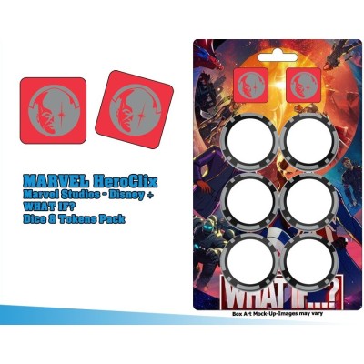 MARVEL HEROCLIX MARVEL STUDIOS DISNEY+ DICE AND TOKENS SET WIZKIDS