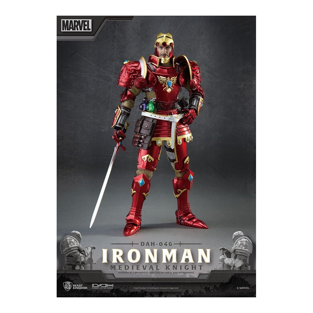 IRON MAN MEDIEVAL KNIGHT DAH-046 ACTION FIGURE BEAST KINGDOM