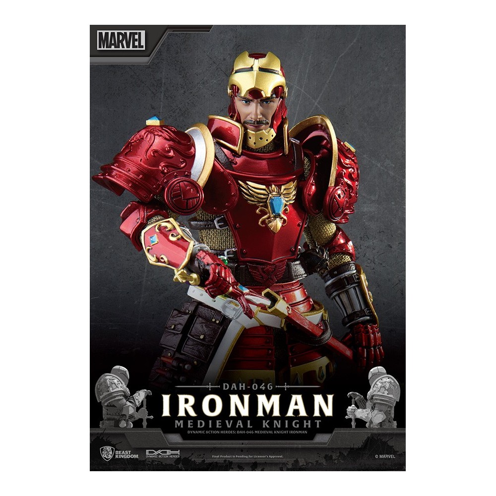 IRON MAN MEDIEVAL KNIGHT DAH-046 ACTION FIGURE BEAST KINGDOM