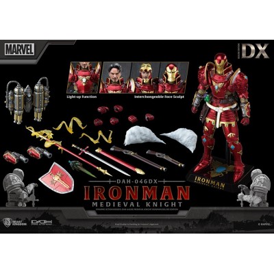 IRON MAN MEDIEVAL KNIGHT DELUXE DAH-046DX ACTION FIGURE BEAST KINGDOM