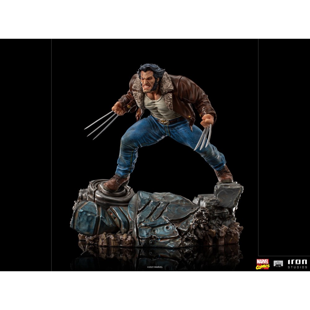 IRON STUDIOS MARVEL COMICS WOLVERINE LOGAN ART SCALE 1/10 STATUE FIGURE
