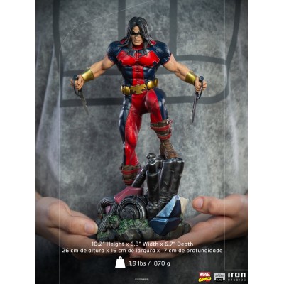 IRON STUDIOS MARVEL COMICS X-MEN WARPATH ART SCALE 1/10 STATUE FIGURE