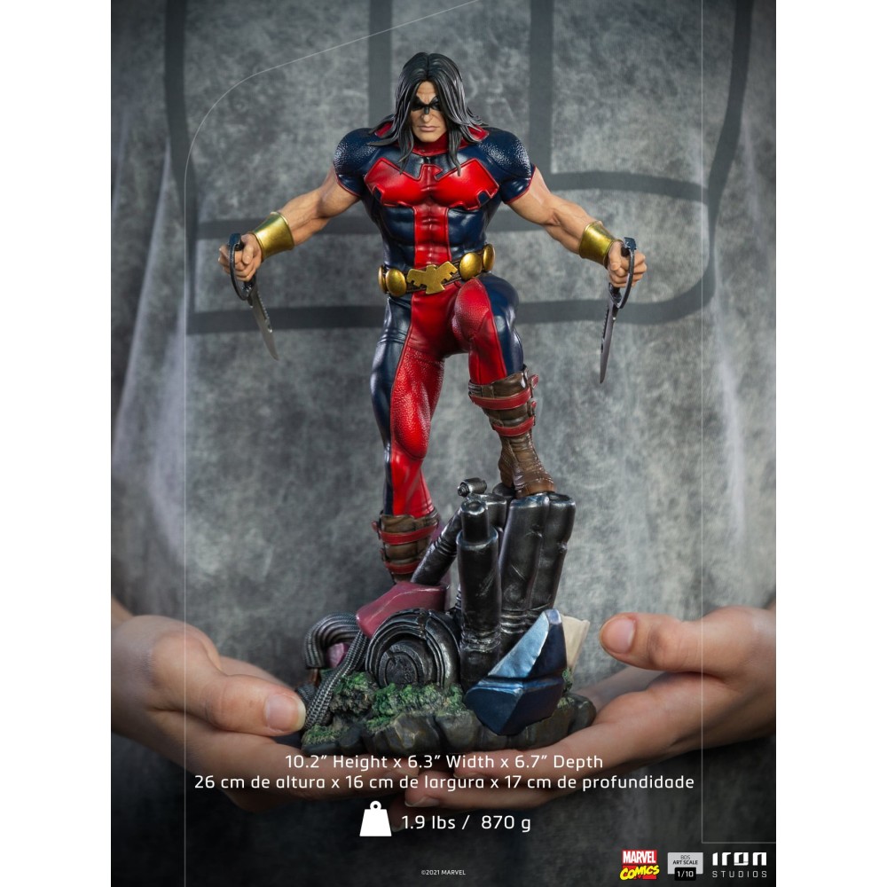 IRON STUDIOS MARVEL COMICS X-MEN WARPATH ART SCALE 1/10 STATUE FIGURE