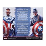 HASBRO MARVEL LEGENDS CAPTAIN AMERICA SAM WILSON AND STEVE ROGERS ACTION FIGURE
