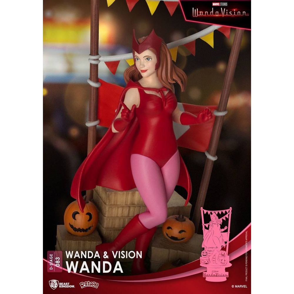 D-STAGE WANDAVISION WANDA SCARLET WITCH STATUA FIGURE DIORAMA BEAST KINGDOM