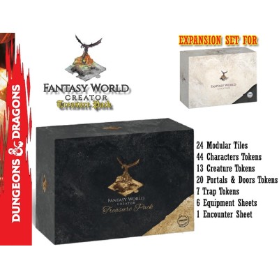 FANTASY WORLD CREATOR TREASURE PACK EXPANSION SET GAME START STUDIO