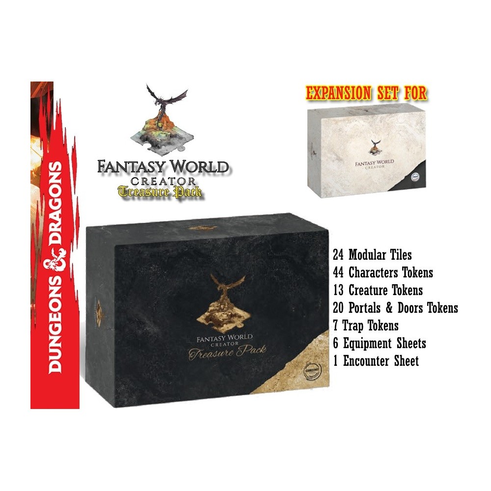 GAME START STUDIO FANTASY WORLD CREATOR TREASURE PACK EXPANSION SET