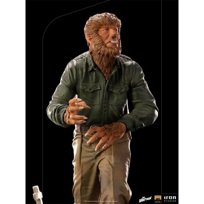 UNIVERSAL MONSTERS THE WOLF MAN ART SCALE DELUXE 1/10 STATUA FIGURE IRON STUDIOS