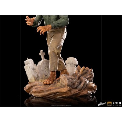IRON STUDIOS UNIVERSAL MONSTERS THE WOLF MAN ART SCALE DELUXE 1/10 STATUE FIGURE