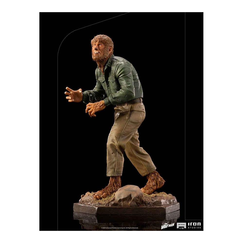 IRON STUDIOS UNIVERSAL MONSTERS THE WOLF MAN ART SCALE 1/10 STATUE FIGURE