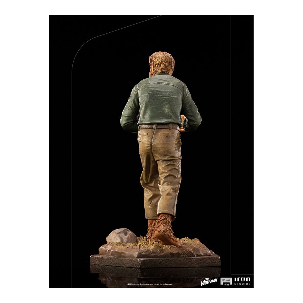 UNIVERSAL MONSTERS THE WOLF MAN ART SCALE 1/10 STATUA FIGURE IRON STUDIOS
