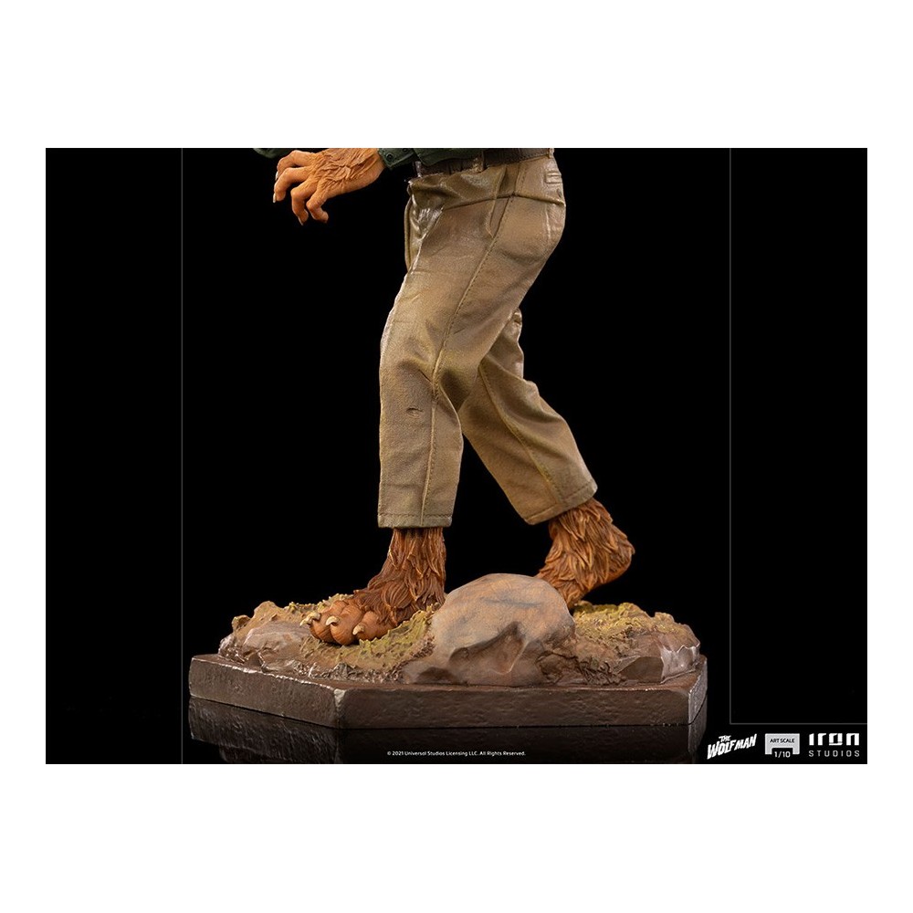 IRON STUDIOS UNIVERSAL MONSTERS THE WOLF MAN ART SCALE 1/10 STATUE FIGURE