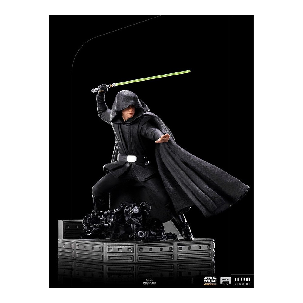 THE MANDALORIAN LUKE SKYWALKER COMBAT VER ART SCALE 1/10 STATUA FIGURE IRON STUDIOS