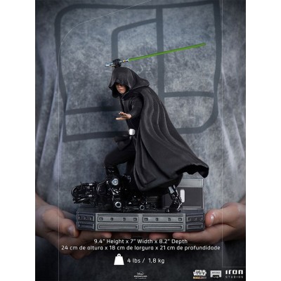 THE MANDALORIAN LUKE SKYWALKER COMBAT VER ART SCALE 1/10 STATUA FIGURE IRON STUDIOS