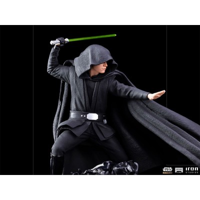 IRON STUDIOS THE MANDALORIAN LUKE SKYWALKER COMBAT VER ART SCALE 1/10 STATUE FIGURE