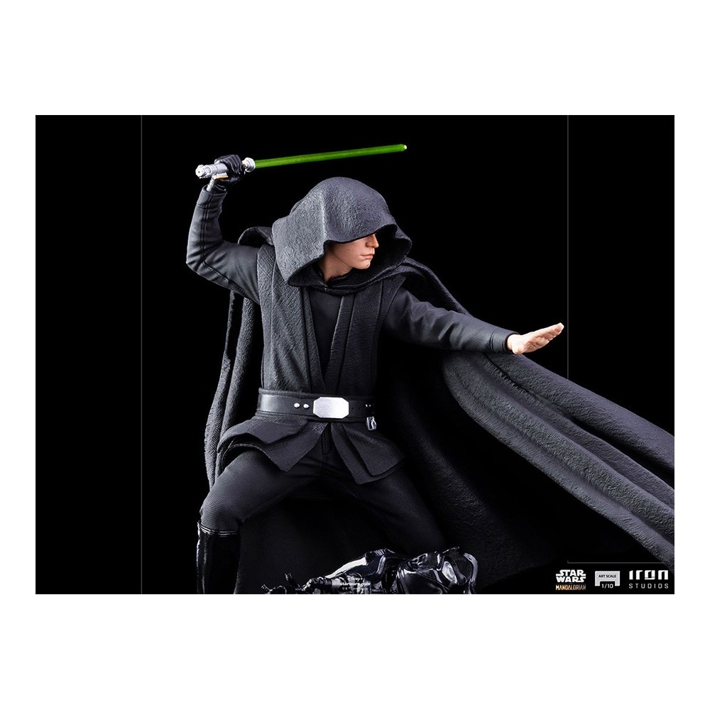 IRON STUDIOS THE MANDALORIAN LUKE SKYWALKER COMBAT VER ART SCALE 1/10 STATUE FIGURE