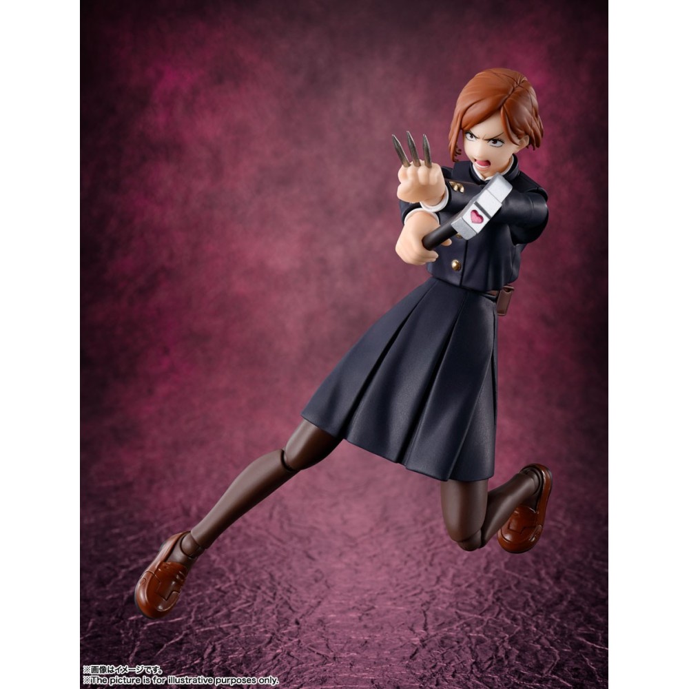 BANDAI JUJUTSU KAISEN NOBARA KUGISAKI S.H. FIGUARTS ACTION FIGURE