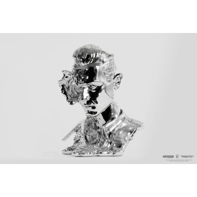 PURE ARTS TERMINATOR 2 T-1000 LIQUID METAL ART MASK BUST STATUE