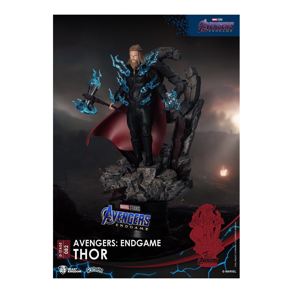 BEAST KINGDOM D-STAGE AVENGERS ENDGAME THOR STATUE FIGURE DIORAMA