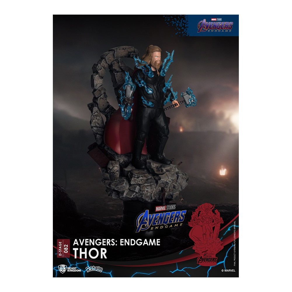 BEAST KINGDOM D-STAGE AVENGERS ENDGAME THOR STATUE FIGURE DIORAMA
