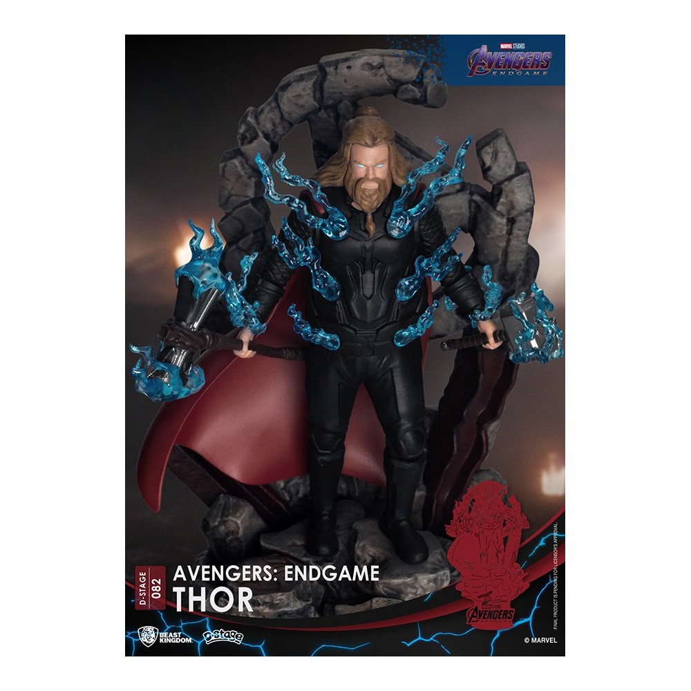 BEAST KINGDOM D-STAGE AVENGERS ENDGAME THOR STATUE FIGURE DIORAMA