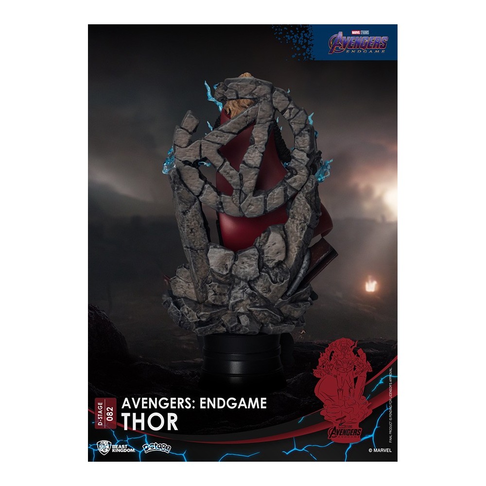 BEAST KINGDOM D-STAGE AVENGERS ENDGAME THOR STATUE FIGURE DIORAMA