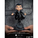 JUSTICE LEAGUE SUPERMAN BLACK SUIT MINICO FIGURE STATUA IRON STUDIOS