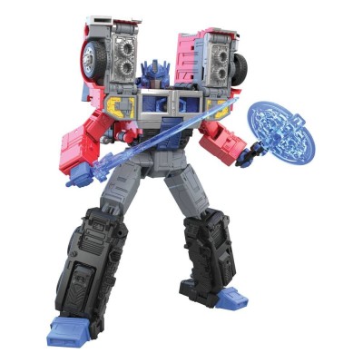 THE TRANSFORMERS GENERATIONS LEGACY VOYAGER LASER OPTIMUS PRIME ACTION FIGURE HASBRO