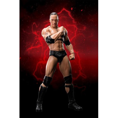 WWE DWAYNE JOHNSON THE ROCK S.H. FIGUARTS SHF ACTION FIGURE BANDAI
