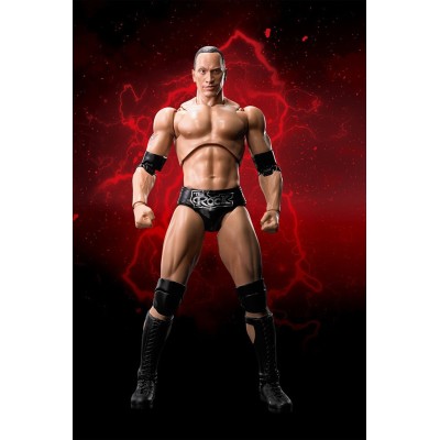 WWE DWAYNE JOHNSON THE ROCK S.H. FIGUARTS SHF ACTION FIGURE BANDAI