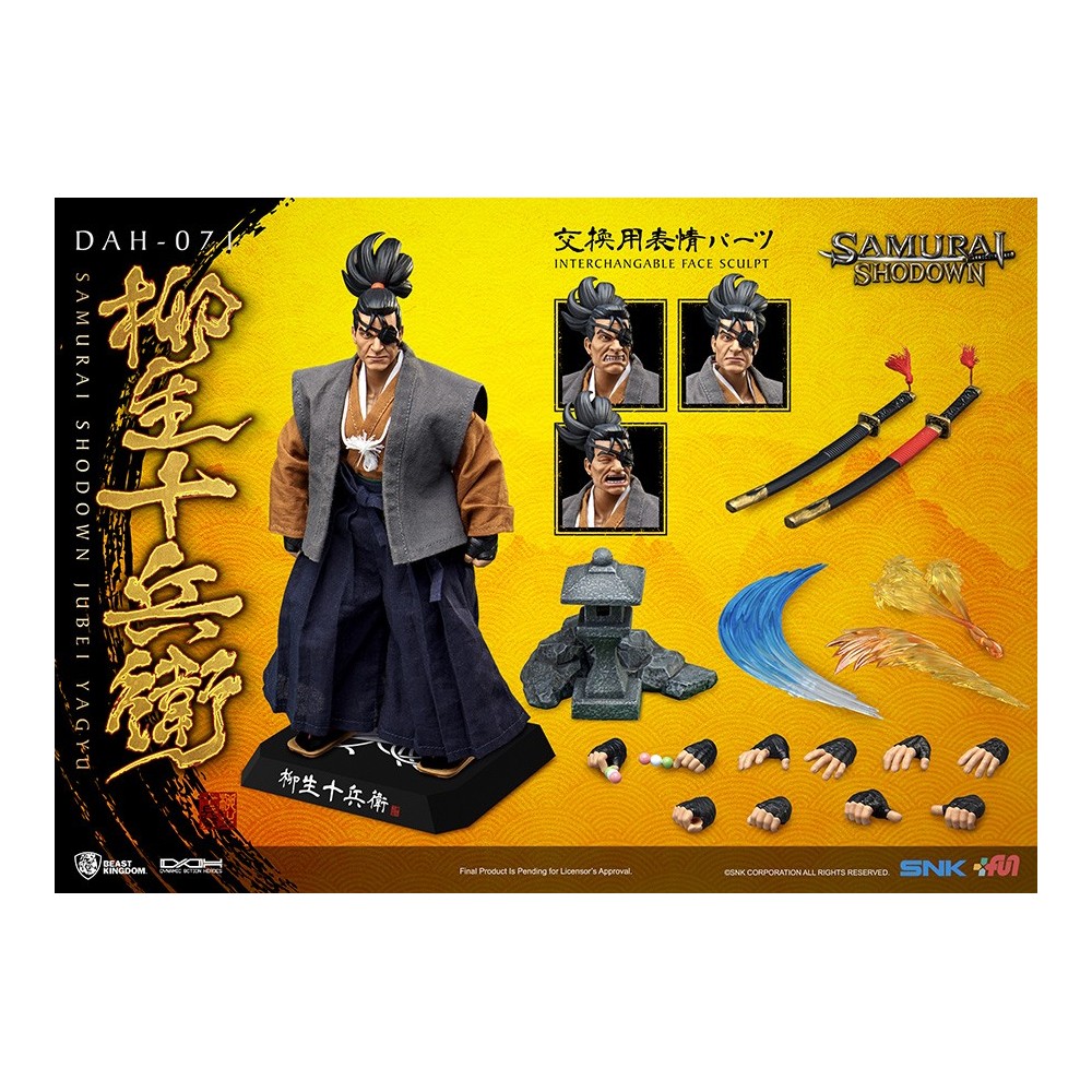 SAMURAI SHODOWN JUBEI YAGYU DAH-071 ACTION FIGURES BEAST KINGDOM