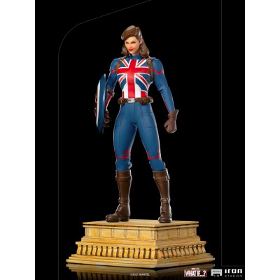 MARVEL WHAT IF...? CAPTAIN CARTER ART SCALE 1/10 STATUA FIGURE IRON STUDIOS