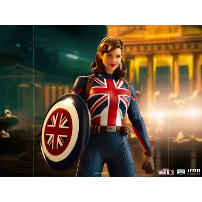 MARVEL WHAT IF...? CAPTAIN CARTER ART SCALE 1/10 STATUA FIGURE IRON STUDIOS