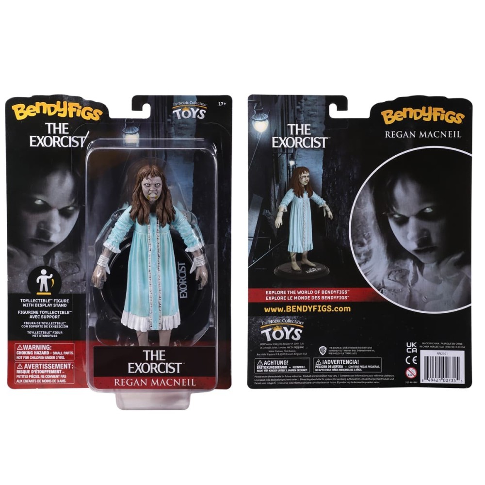 NOBLE COLLECTIONS THE EXORCIST REGAN BENDYFIGS ACTION FIGURE