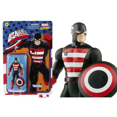 HASBRO MARVEL LEGENDS RETRO COLLECTION U.S. AGENT ACTION FIGURE