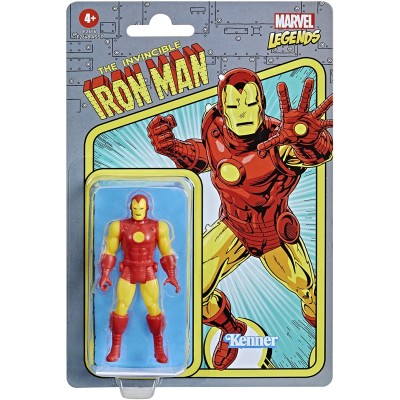 HASBRO MARVEL LEGENDS RETRO COLLECTION IRON MAN ACTION FIGURE