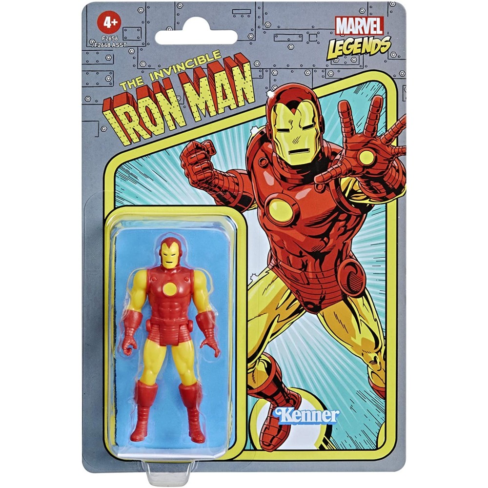 HASBRO MARVEL LEGENDS RETRO COLLECTION IRON MAN ACTION FIGURE