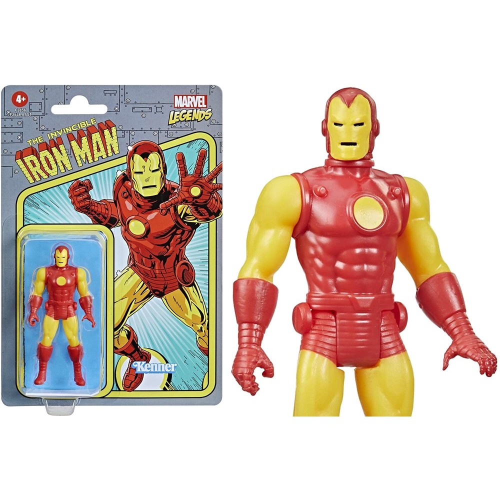 HASBRO MARVEL LEGENDS RETRO COLLECTION IRON MAN ACTION FIGURE