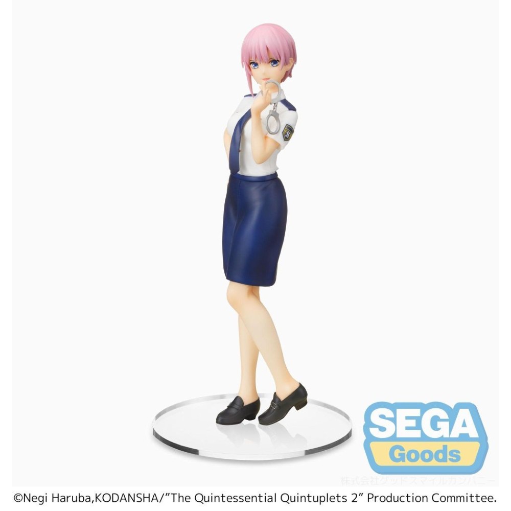 THE QUINTESSENTIAL QUINTUPLETS ICHIKA NAKANO POLICE SPM STATUA FIGURE SEGA GOODS