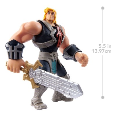 HE-MAN AND THE MASTERS OF THE UNIVERSE HE-MAN ACTION FIGURE MATTEL