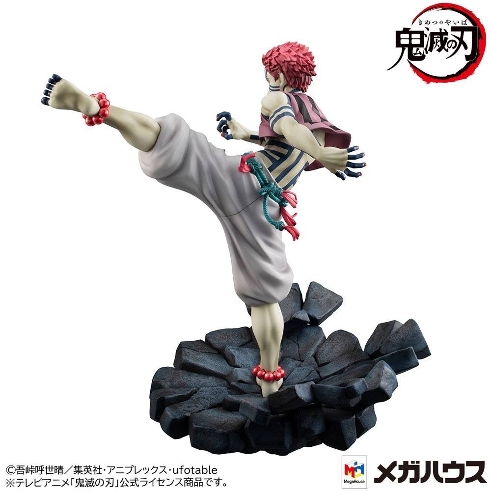 MEGAHOUSE DEMON SLAYER AKAZA UPPER TREE G.E.M. STATUE FIGURE