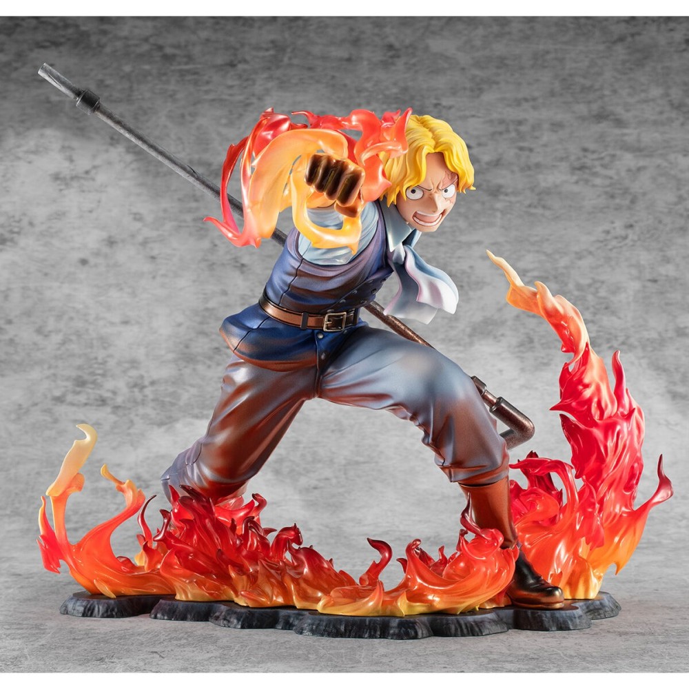 ONE PIECE P.O.P. SABO FIRE FIST INHERITANCE LIMITED ED. STATUA FIGURE MEGAHOUSE